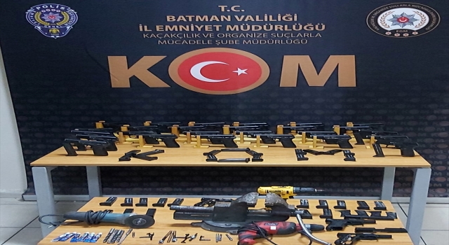 Batman’da yasa dışı silah ticareti operasyonunda 5 şüpheli yakalandı