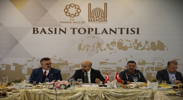 Mardin Valisi Demirtaş, faaliyetlerini ve bu yıl yapılacak çalışmaları aktardı