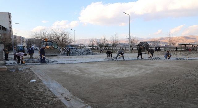Cizre Belediyesinin üst yapı çalışmaları sürüyor
