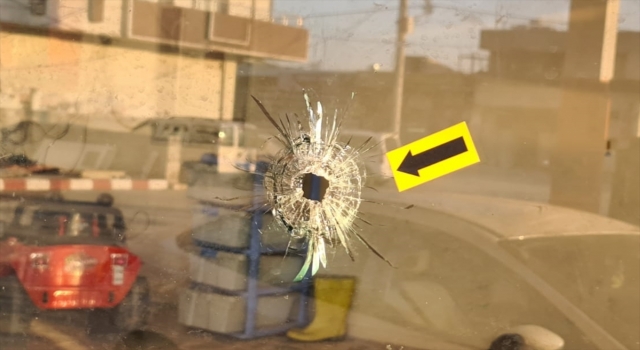 Şanlıurfa’da akaryakıt istasyonuna silahlı saldırı güvenlik kamerasında