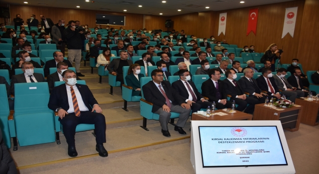 Tarım ve Orman Bakan Yardımcısı Tunç, Şırnak’ta toplantıda konuştu: