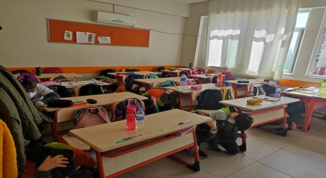 Adıyaman’da AFAD’dan afet farkındalığı ve depremde tahliye eğitimi