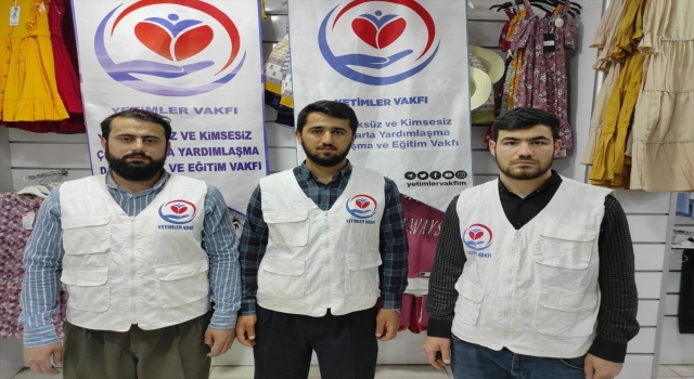 Yetimler Vakfı Silvan’da 100 çocuğa giysi desteği sundu