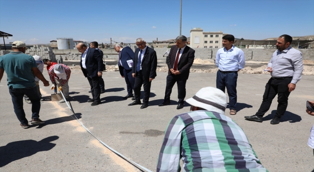 Nizip Belediye Başkanı Sarı, Gümrük Müdürlüğü inşaat alanını inceledi