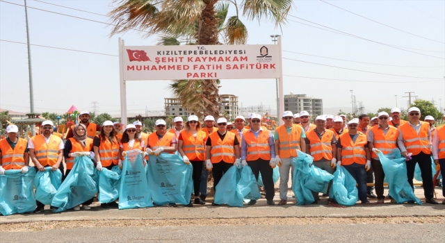 Kızıltepe’de çevre temizliği etkinliği düzenlendi