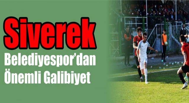 Siverek Belediyespor’dan Önemli Galibiyet