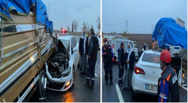 Urfa - Adıyaman Karayolunda Kaza: 5 Yaralı