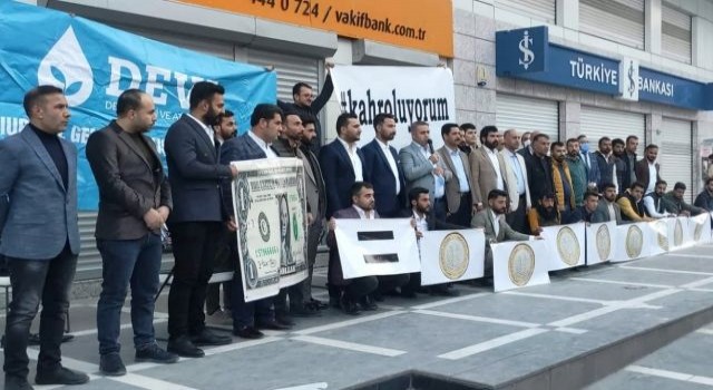 Urfa DEVA’dan Dolar Protestosu