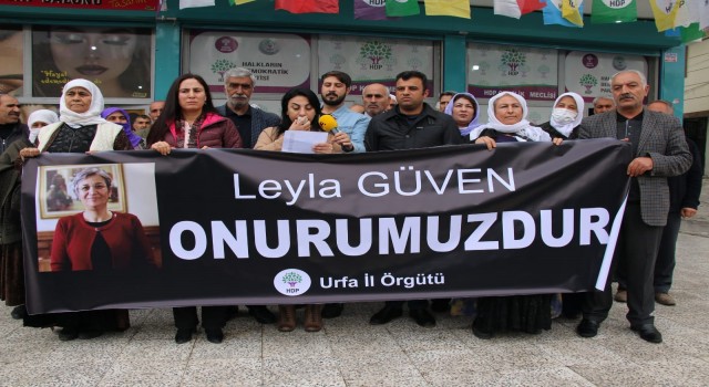 Urfa HDP’den Leyla Güven Açıklaması