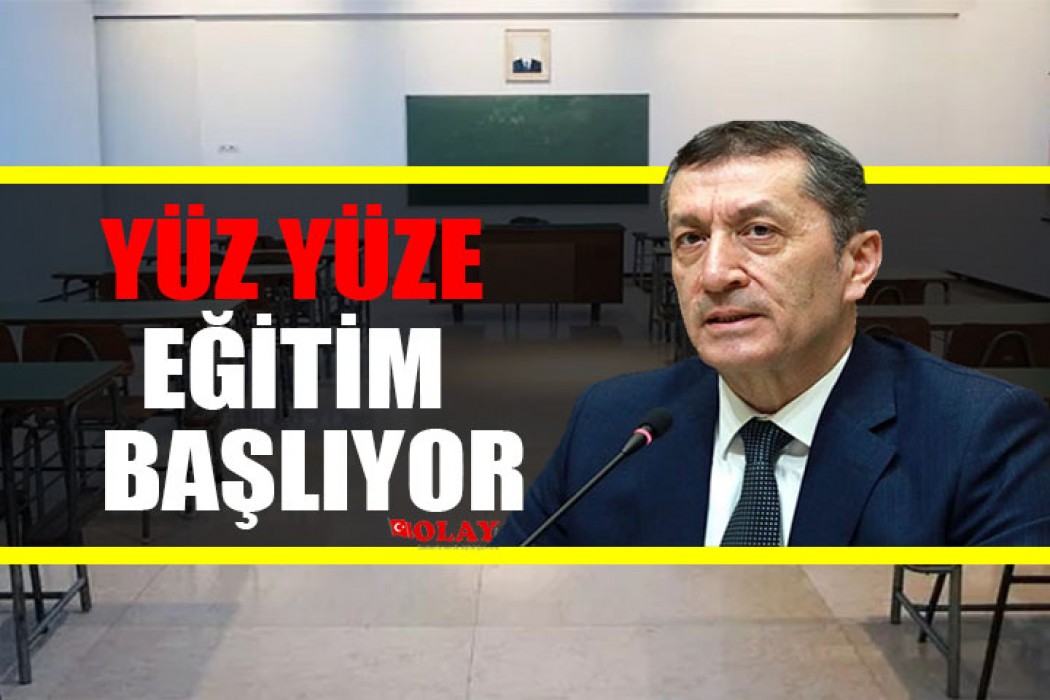 Son dakika yüz yüze eğitim açıklaması
