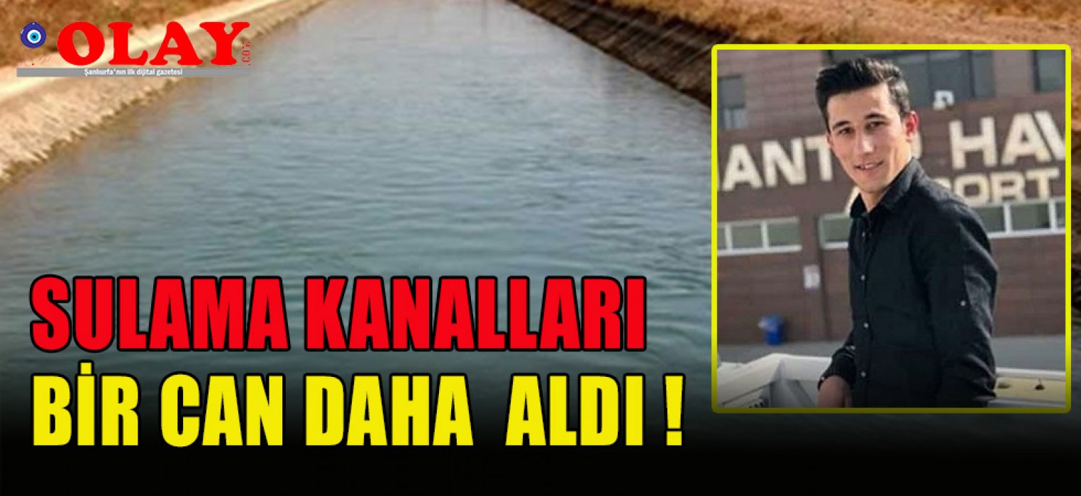 Talihsiz genç kanalda boğuldu