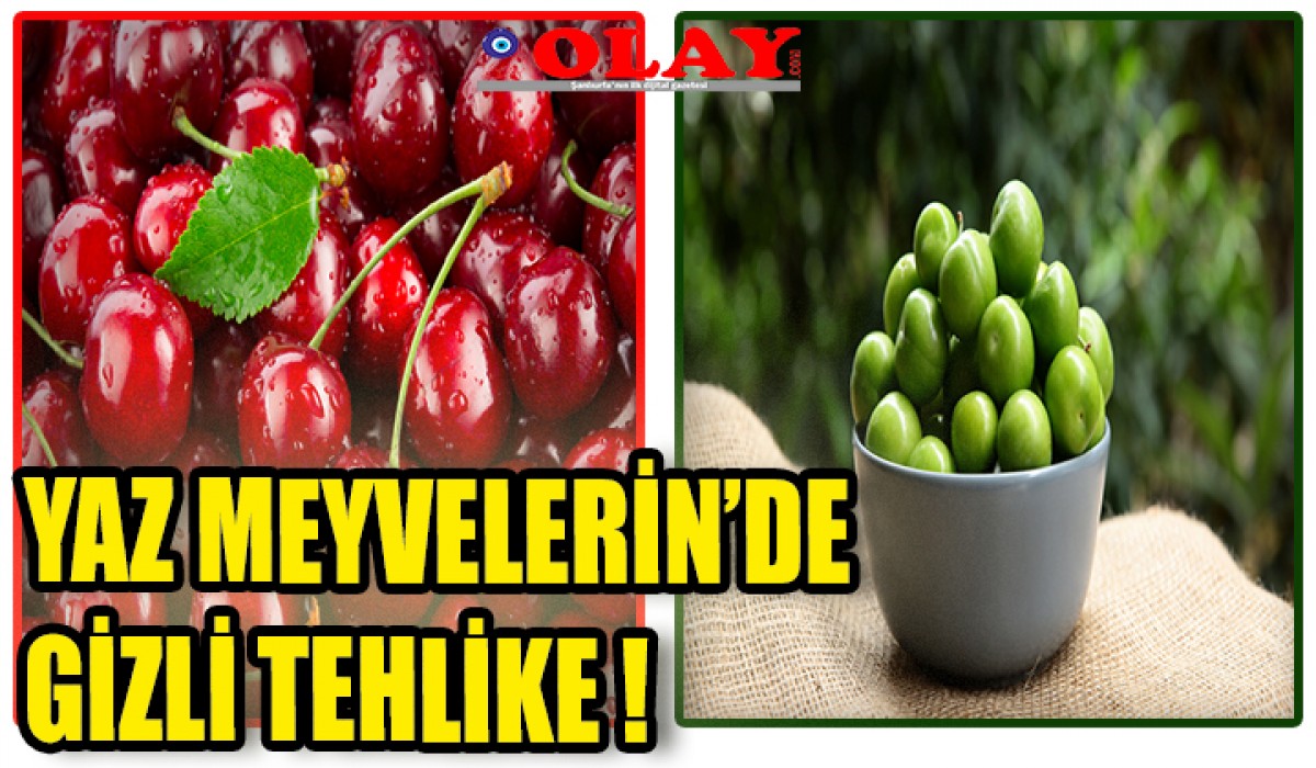 Yaz meyvelerine dikkat!