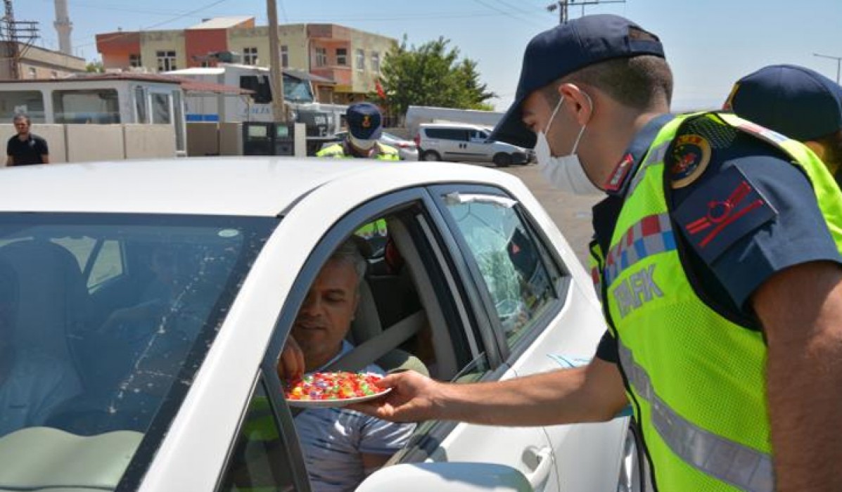 Urfa’da Drone ile trafik denetimi