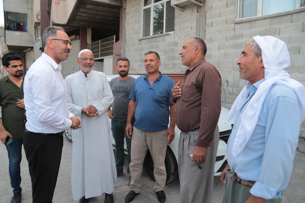 Başkan Kuş saha ziyaretlerini sürdürüyor