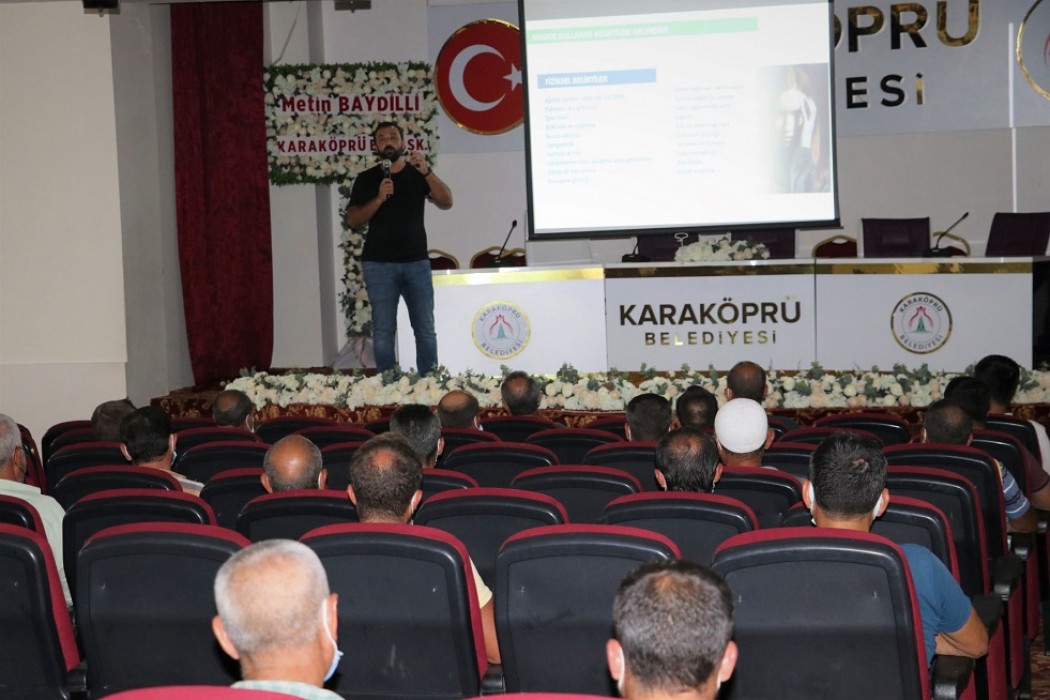 Karaköprü’de personele madde bağımlılığı semineri verildi