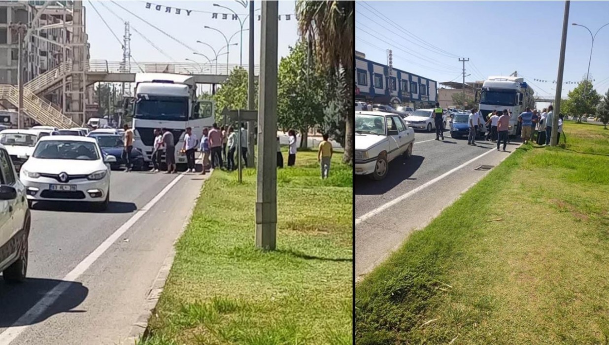 Viranşehir’de TIR ile Otomobil Çarpıştı