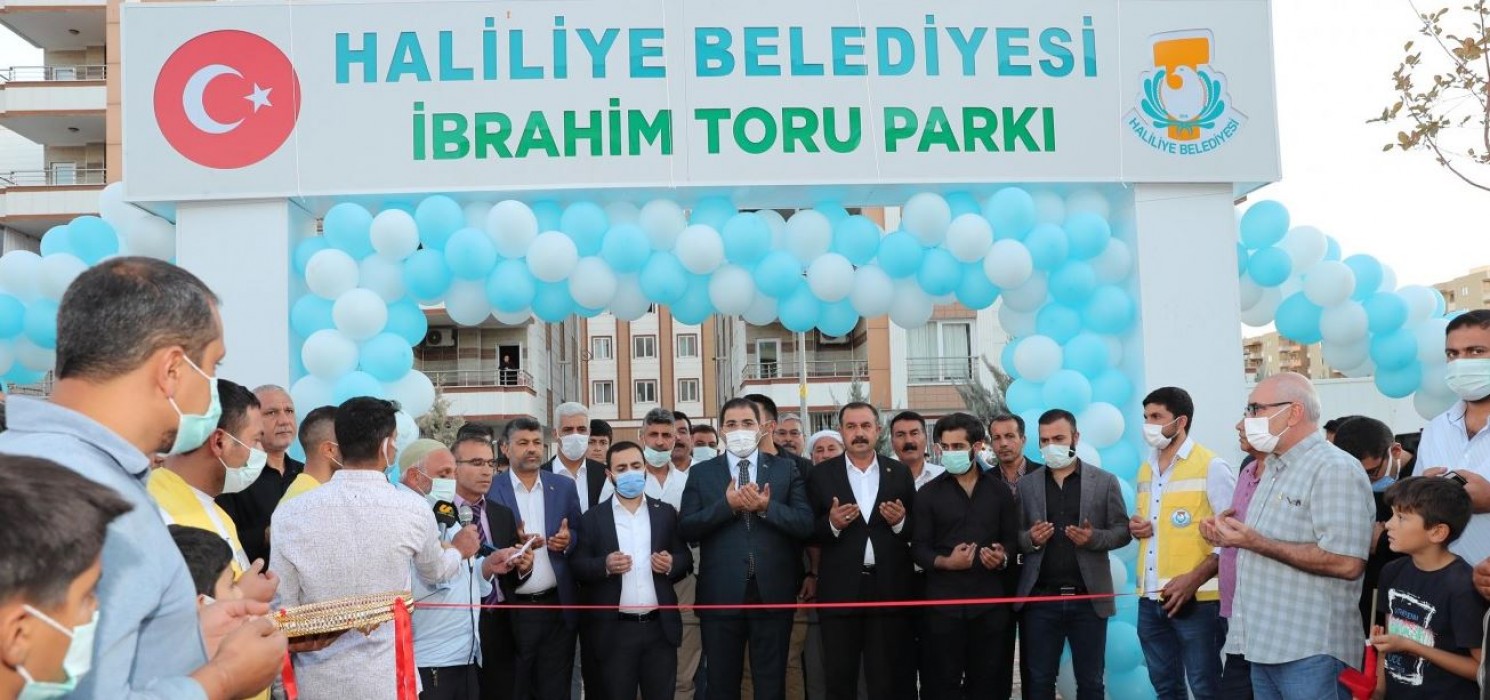 Haliliye'de İbrahim Toru Parkının Açılışı Yapıldı