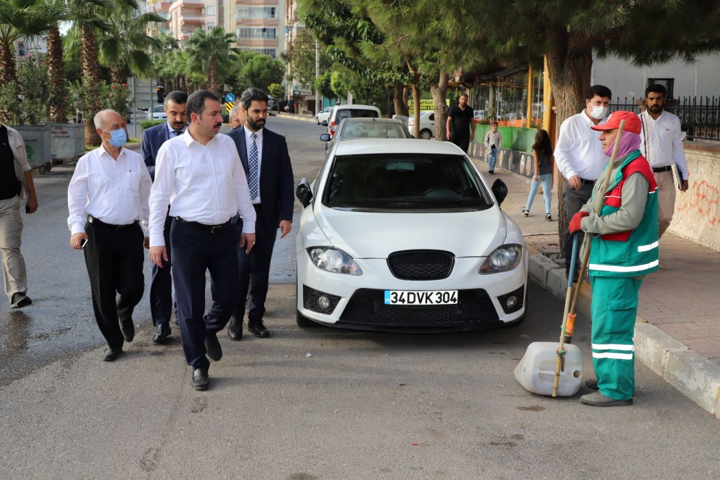 Başkan Baydilli Sabah Mesaisine Karşıyaka’da Başladı