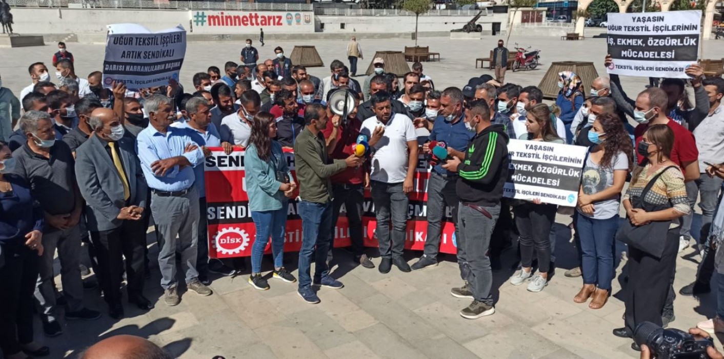 İşçiler Eylemlerini Kent Merkezinde Sürdürdü
