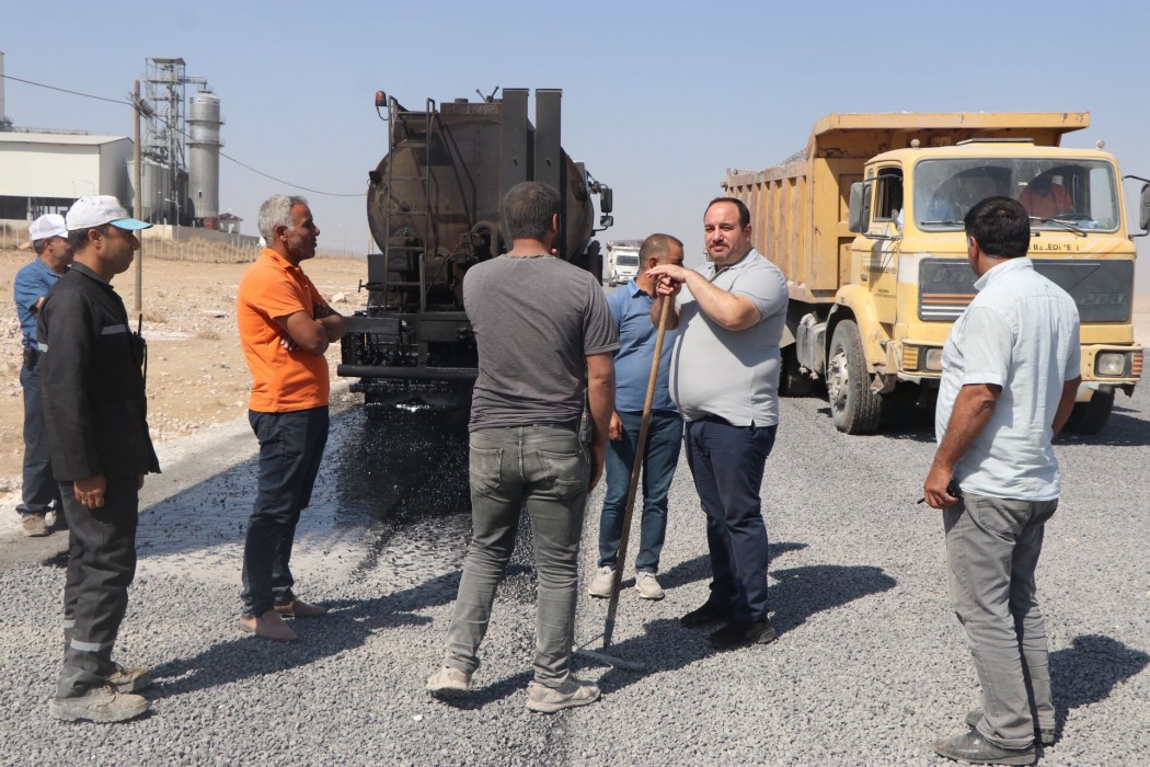Viranşehir OSB'de Yol Çalışmaları Sürüyor