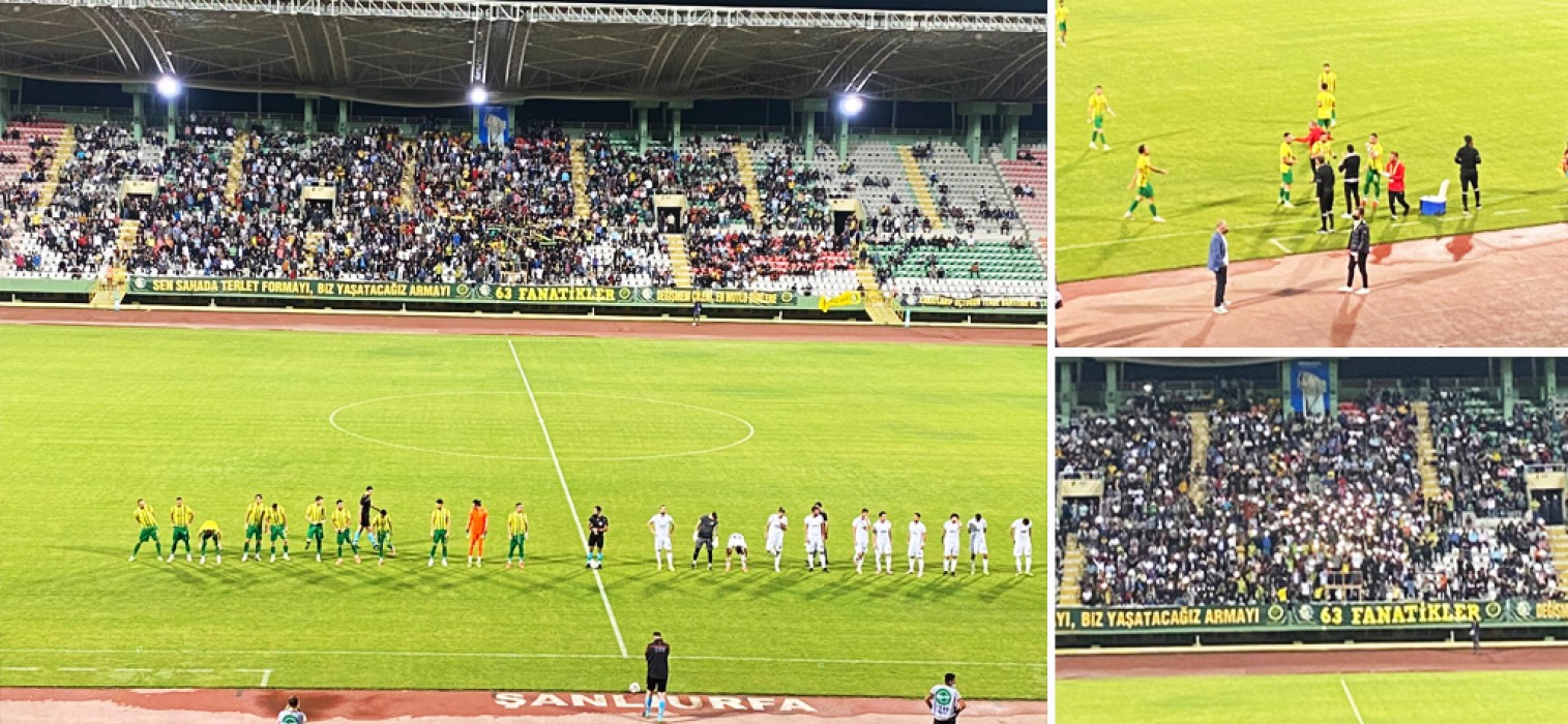 Şanlıurfaspor 0-1 Pazarspor