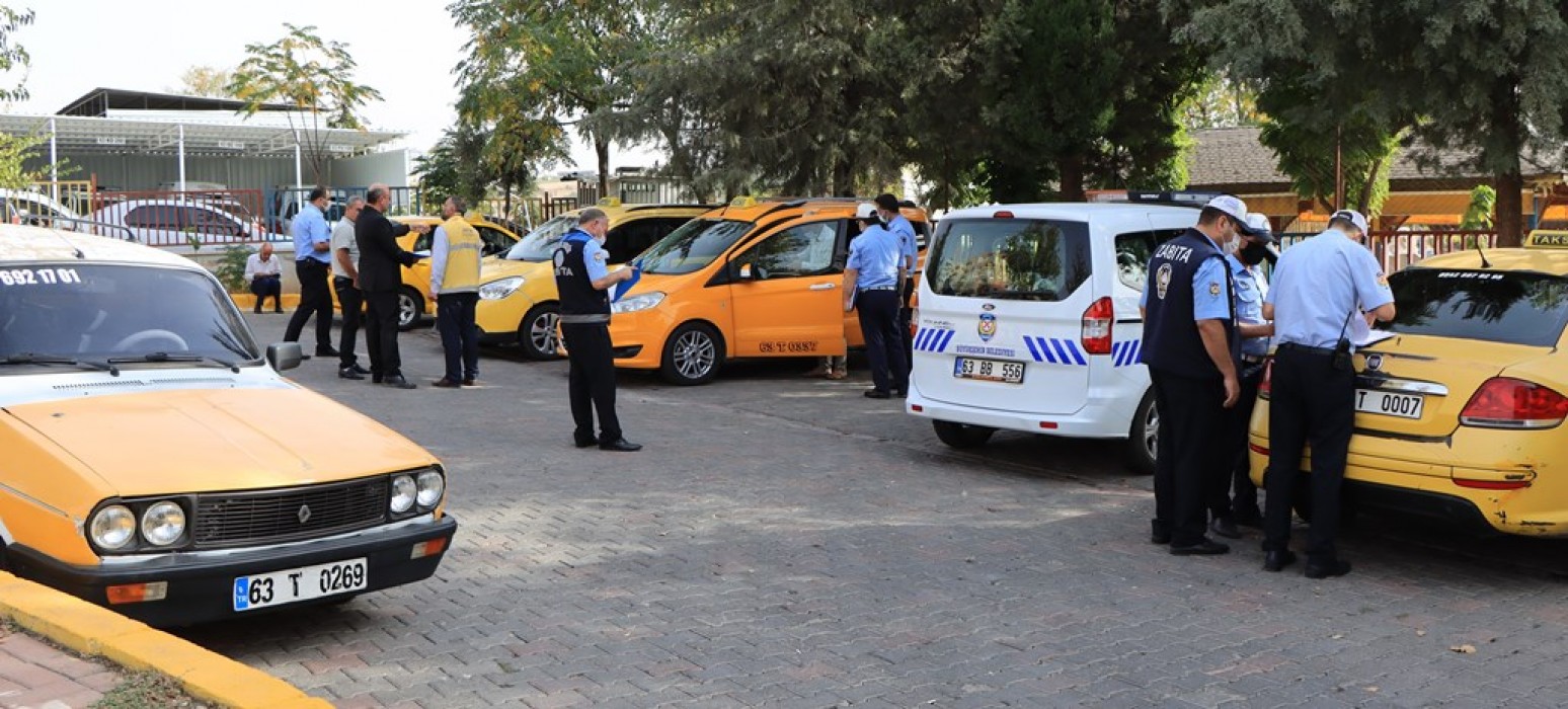 Urfa’da Ticari Taksiler Denetlendi