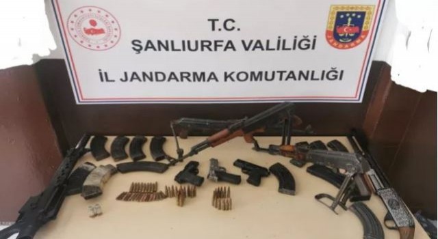 Şanlıurfa’da 4’ü uzun namlulu 8 silah ele geçirildi