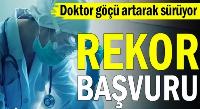Türkiye’de doktor göçü durmuyor.