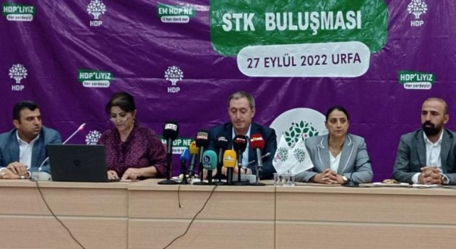 Urfa'da HDP, STK'larla Bir Araya Geldi