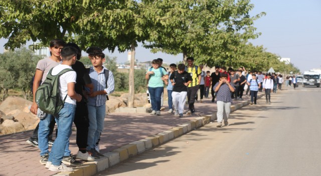 Suruç'ta eğitim sistemine tepki