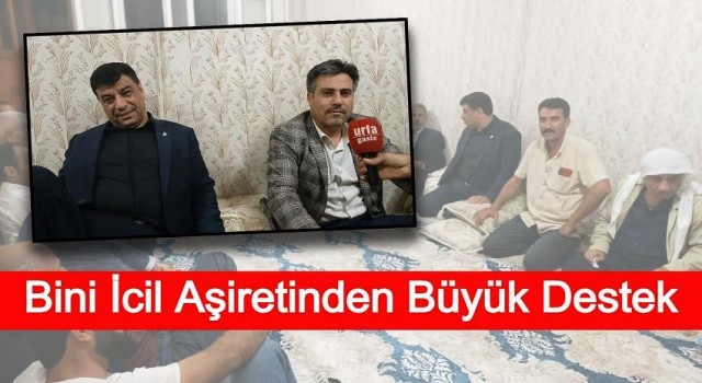 Başkan Aslan’a Bini İcil Aşiretinden Büyük Destek