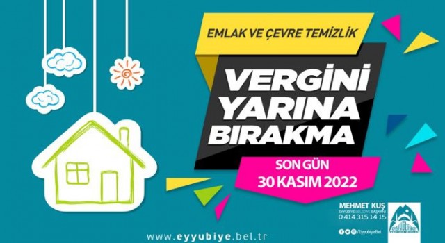 Eyyübiye’den vergi duyurusu