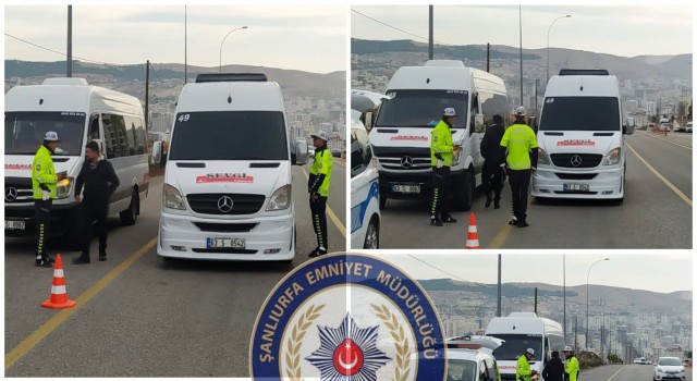 Şanlıurfa'da Trafik okul servislerini denetlendi!