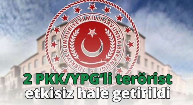 2 PKK/YPG'li terörist etkisiz hale getirildi