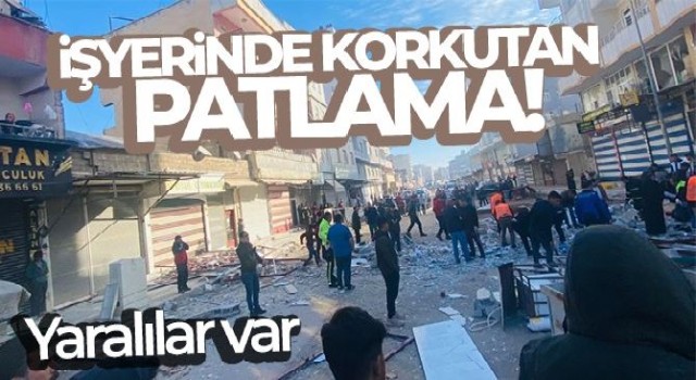 Akçakale'de korkutan patlama!