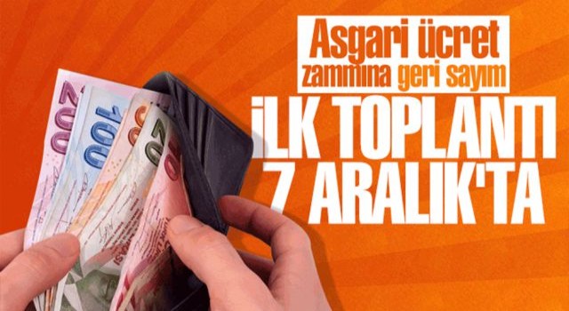 Asgari Ücret Komisyonu 7 Aralık'ta toplanacak