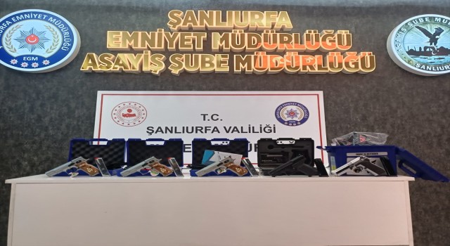 Urfa'da kaçak silah ticareti yapan 2 şüpheli yakalandı