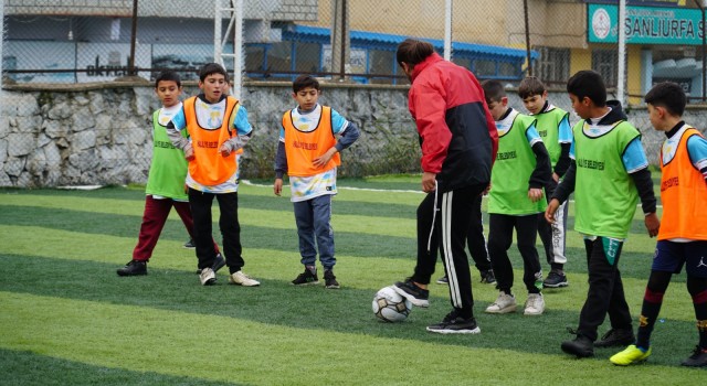 Şanlıurfa’da Futbol okulu ile geleceğin yıldızları yetişiyor