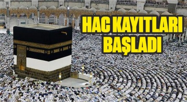 Şanlıurfa’da hac kayıtları başladı