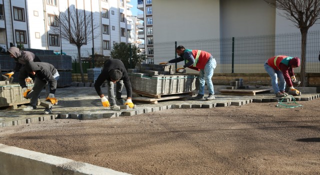 Urfa Karaköprü’de yol çalışması