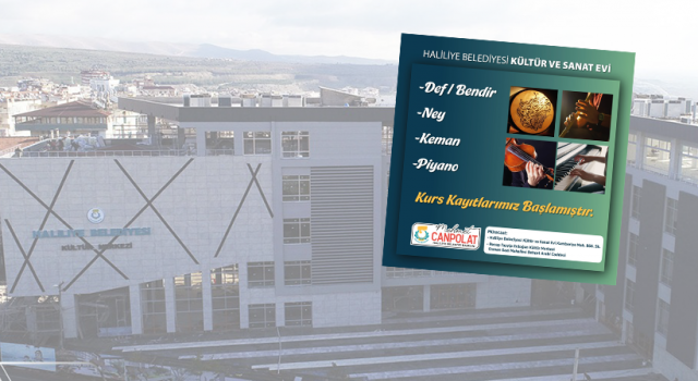 Kültür ve Sanat Kursları Başlıyor