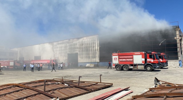 Şanlıurfa’da geri dönüşüm fabrikasında yangın!