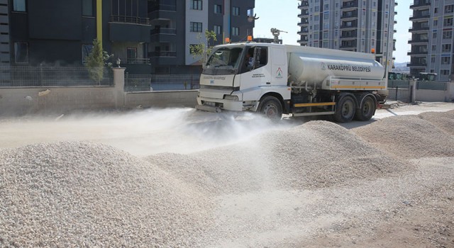 Karaköprü’de yeni yol açma çalışmaları hız kazandı
