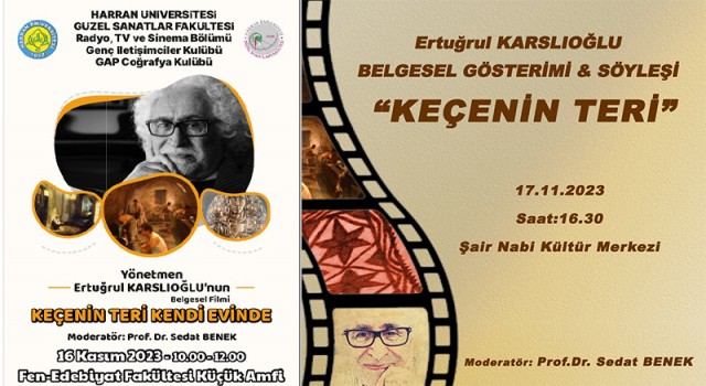Keçe Teri belgeseli Urfa’da gösterilecek
