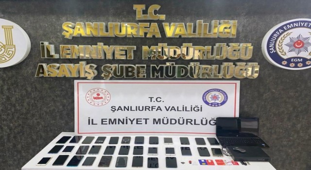 Şanlıurfa merkezli yapılan operasyonlarda 31 dolandırıcı yakalandı