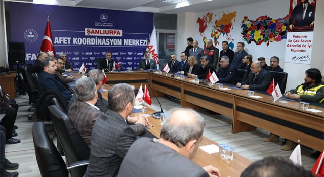 Şanlıurfa’da depremin birinci yılında değerlendirme toplantısı yapıldı