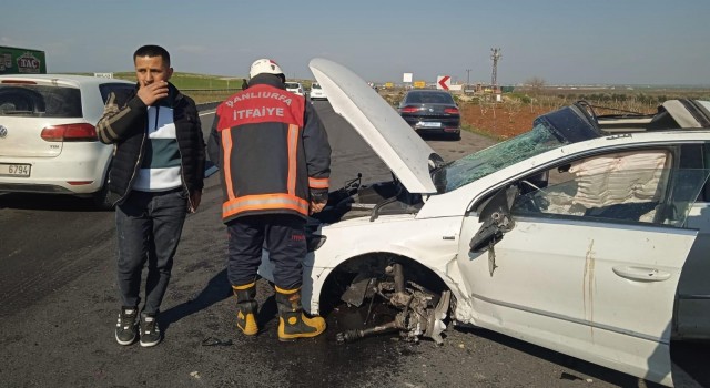 Şanlıurfa’da meydana gelen kazada 2 kişi yaralandı