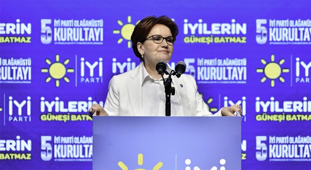 Akşener: Son kez karşınızdayım