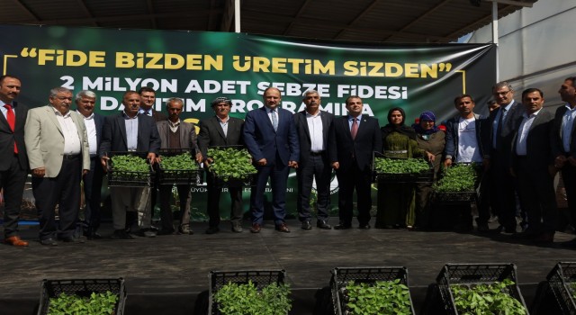 Şanlıurfa’da 2 milyon fide çiftçilere ücretsiz dağıtıldı!