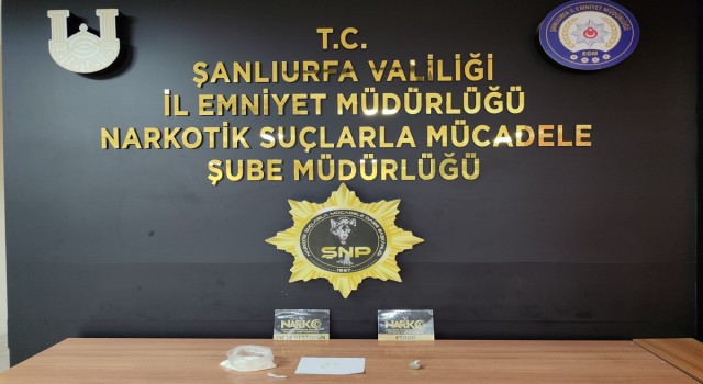 Şanlıurfa’da uyuşturucu operasyonu: 2 gözaltı